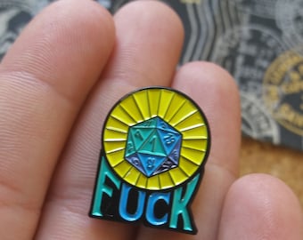 D&D Critical Fail limited edition enamel pin