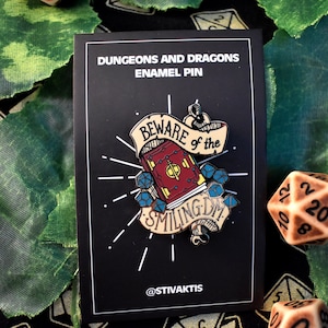 Dungeons and Dragons Dungeon Master double clutch hard enamel pin