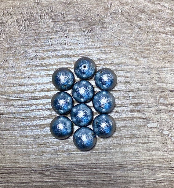 Meteorite Rare 12mm Muonionalusta Round Beads - Treated (will Not