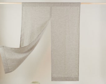 Linen Noren Curtain - Japanese Curtains - Noren Drapes - Door Curtain