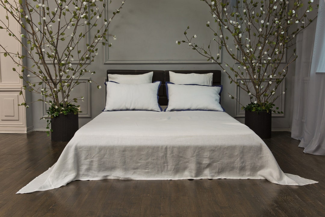 Linen Top Sheet, Linen Bed Sheets, Medium Heavy Linen, French Linen Top