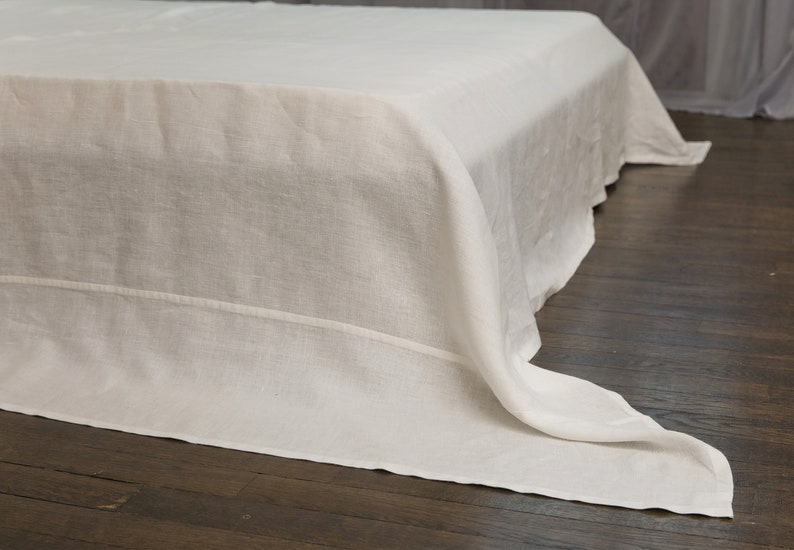 SALE Flat Linen Sheet Linen Bed Sheet King Size Linen Top Sheet