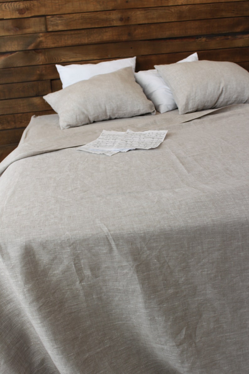 SALE Flat Linen Sheet Linen Bed Sheet King Size Linen Top Sheet