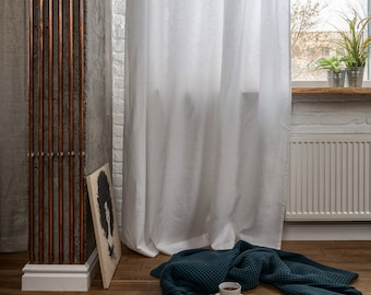 Linen Zone 100% Blackout Linen Brown Floor to Ceiling Curtains with 2 Tie-Backs Roberta 108 x 108 Linen Use Our Extra Wide Partition Drapes and Hanging Room Dividers for Bedroom or Office.