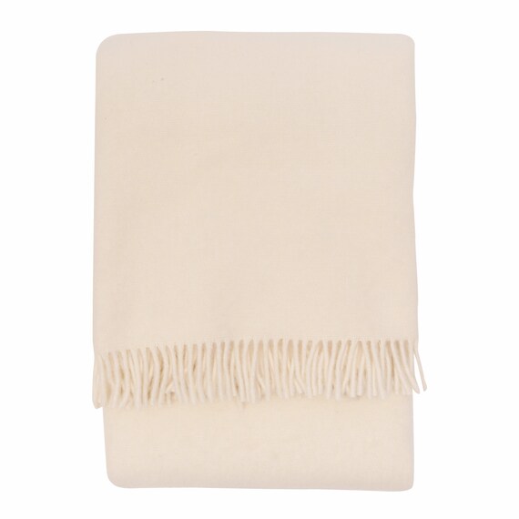 Cream wool blanket hotsell