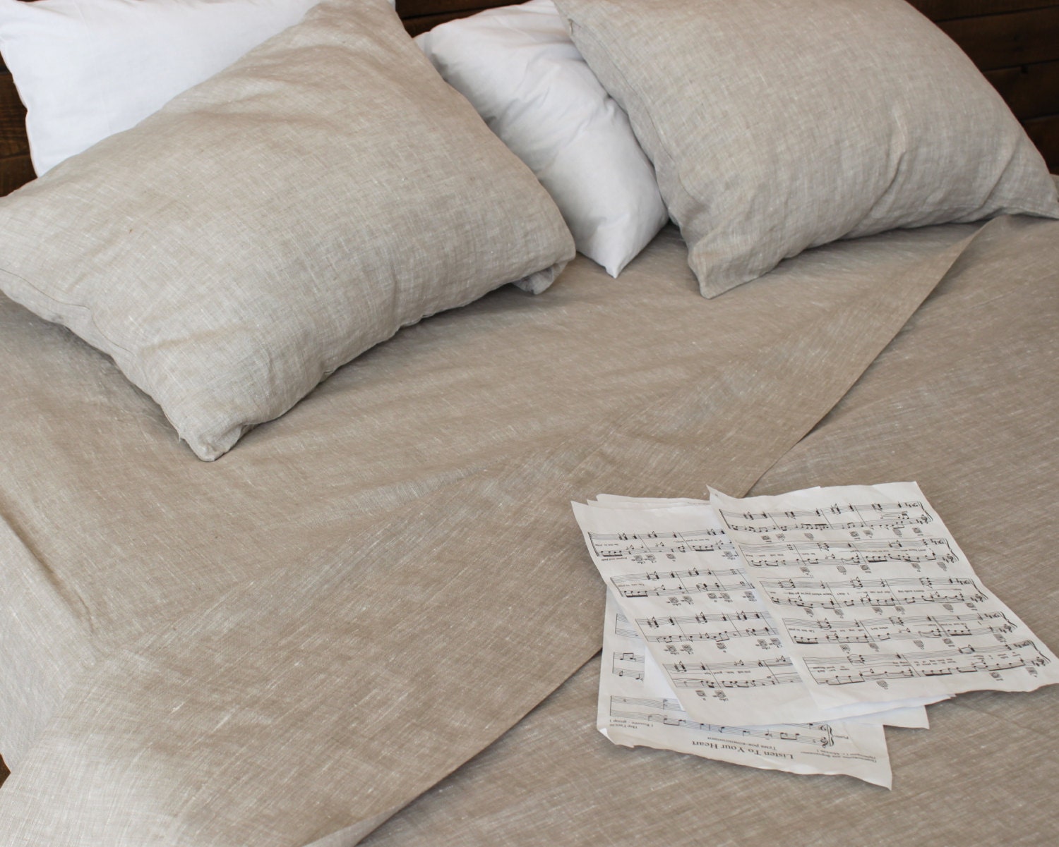 Linen Sheet Set 4pc Linen Sheets Queen Sheet Set Full Sheet Etsy