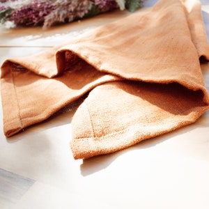 2pcs Linen Tea Towels in Vibrant Colors Kitchen Linen Towel Gift Fall Decor image 9