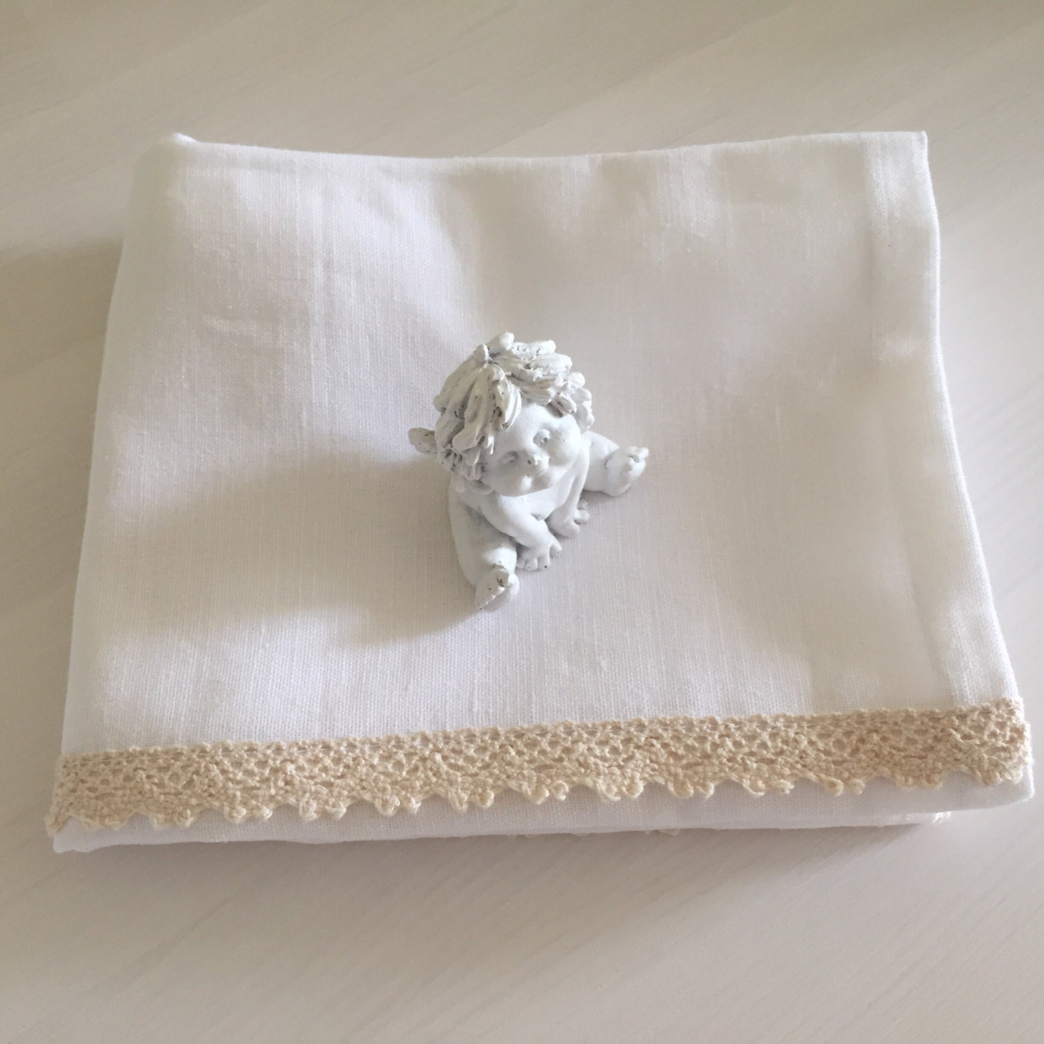 Étui d'oreiller de Chéri, Couverture en Dentelle Coton, Coussin Bébé, Nouveau-Né Taie d'oreiller, Be