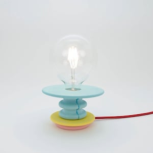 Sea Green and Yellow Table Lamp | Frutti Light