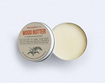 Wood Butter with Plant Extracted Oil and Honey Beeswax Finish