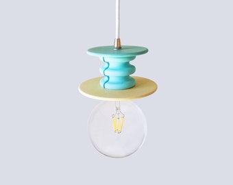 Green and Yellow Pendant Lamp - Frutti Light