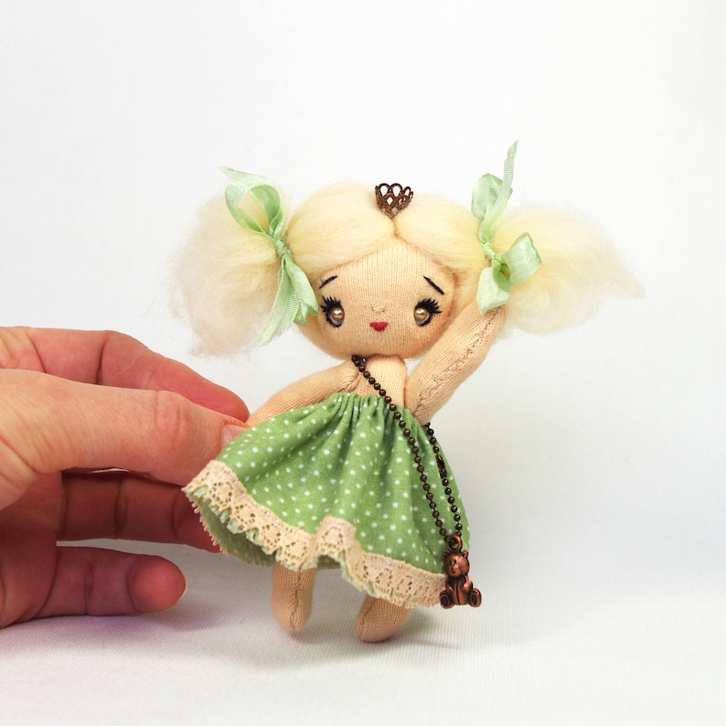 miniature cloth dolls