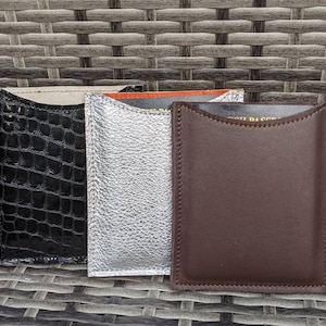 Double pochette pour passeports pour deux passeports - DORNEY Premium Cuir et doublure en daim