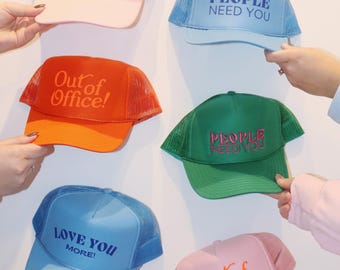 Custom Vinyl Trucker Hat