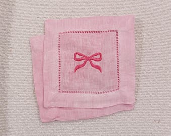 Bow Cocktail Napkin