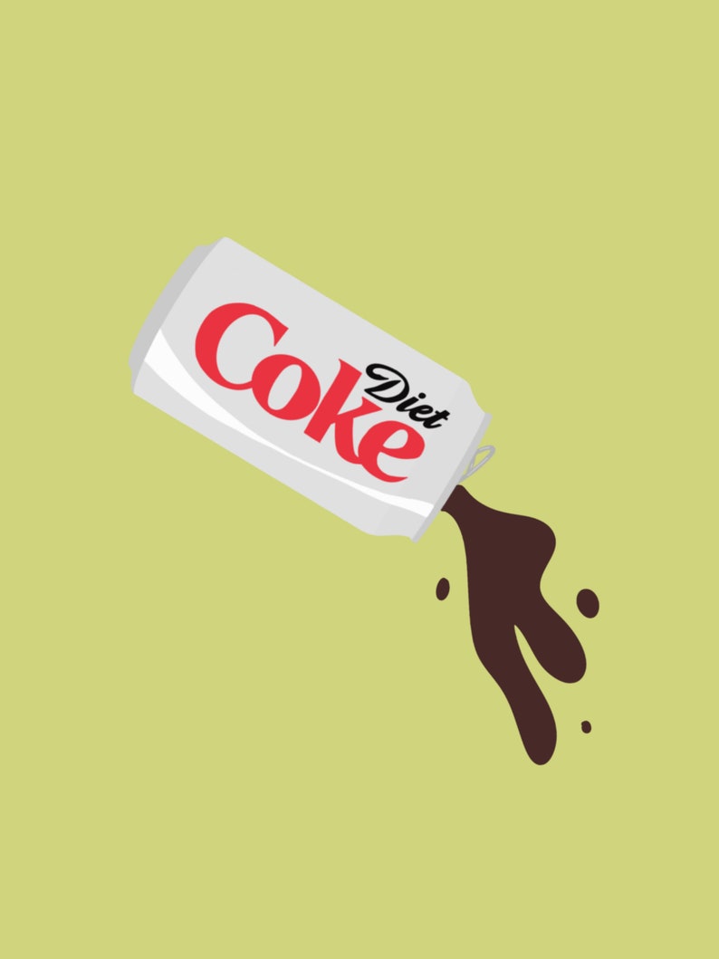 Diet Coke Digital Print - Etsy