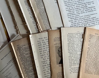 Vintage Book Pages for Junk Journals, Junk Journal Collage Papers