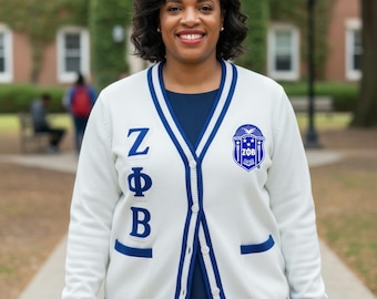 Classic Zeta Phi Beta Cardigan