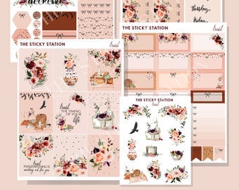 FOILED Planner Sticker Kit: Trust - Boho Floral Inspiration
