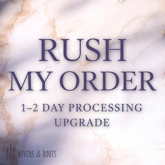 Rush Order Upgrade • Add to Cart to Prioritize Your Necklace • 1–3 Day Turnaround