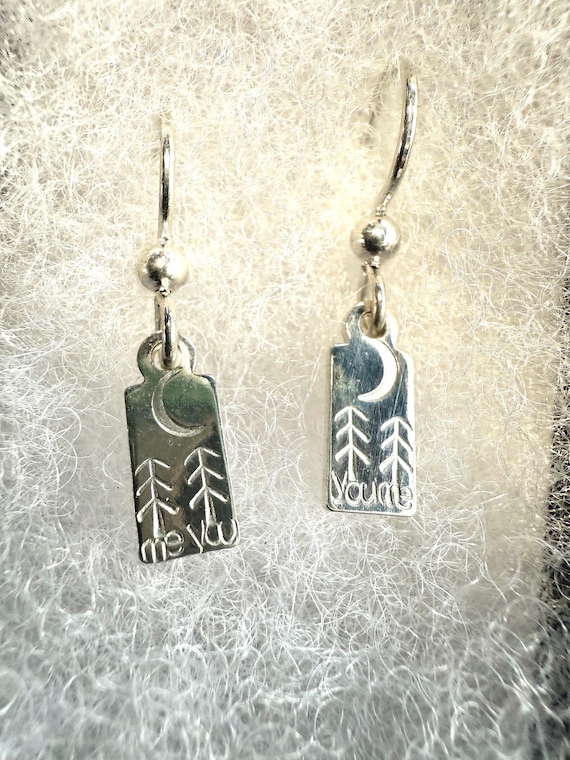 Dainty Pine Tree Earrings • Minimalist Camping Jewelry • Gold or Silver Nature Earrings • Outdoorsy Gift for Hikers & Adventurers