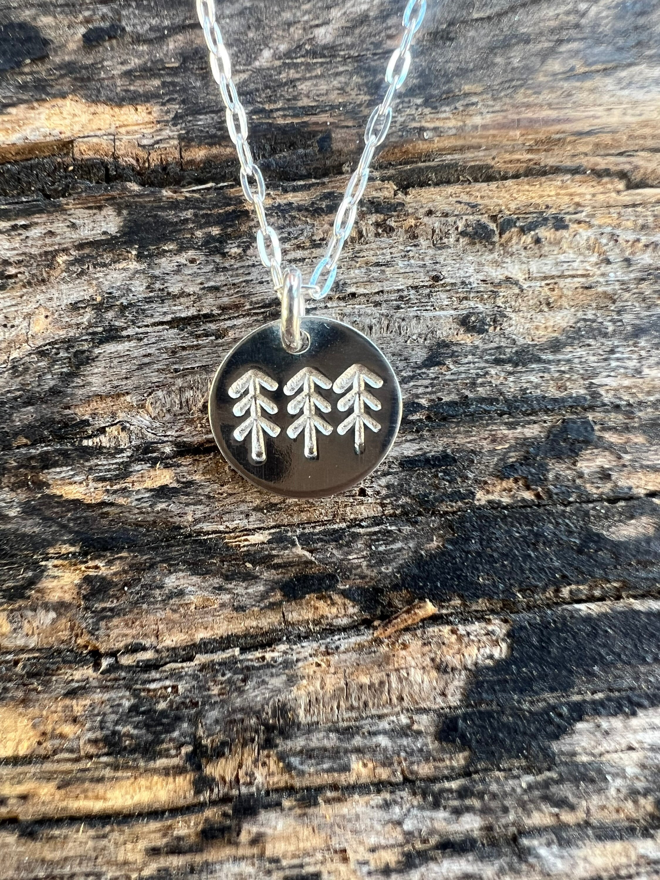 Tree shop necklace silver