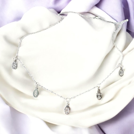 Build Your Own Fixed Charm Necklace • Custom Gold or Silver Jewelry • Personalized Minimalist Necklace • Trending Layered Gift for Her
