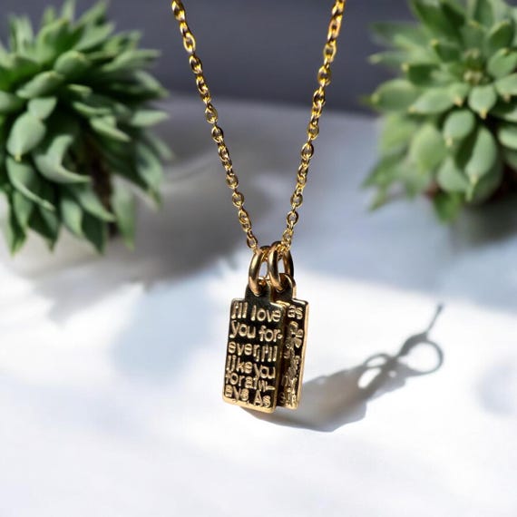 I’ll Love You Forever Necklace • Handcrafted 14k Gold Fill • Meaningful Heirloom Jewelry