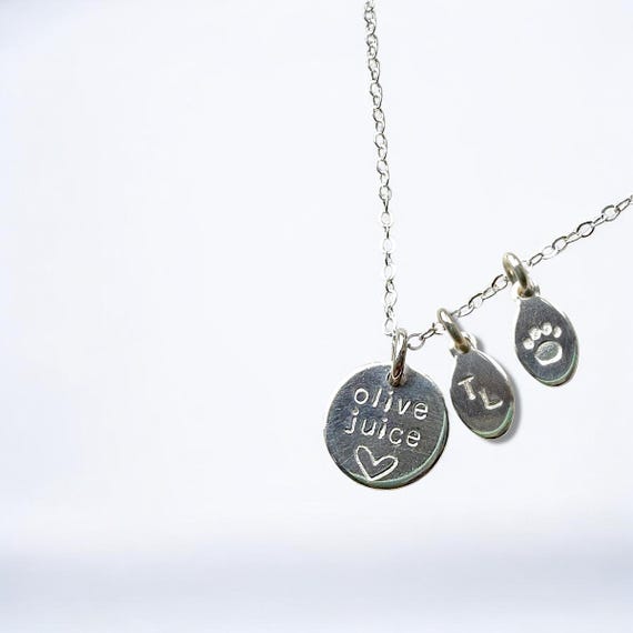 Custom Love Phrase Necklace • Personalized Words & Heart Charm Gift • 14k Gold Filled or Sterling Silver • Meaningful Gift for Her