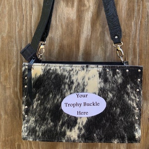 TB1 Ready to Ship! Western Distressed Leather Trophy Buckle