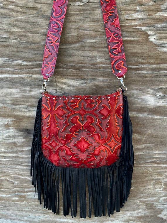 Red River Leather Concho Purse | Leather Bag | Your Western Decor