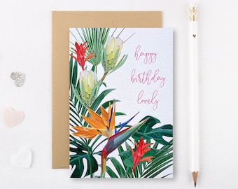 Pack of 10 Tropical Greeting Cards