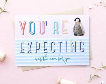 You’re Expecting Card - Pregnancy Card - Pregnancy Celebration Card - Baby Card - Mum to be Card - New Mum Card - Bump Card- GCB008