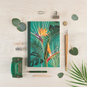 Bird of Paradise Notebook - A5 Notebook - Tropical Notebook - Notebook - Birthday Gift - Gift for Her - New Job Gift - Christmas Gift