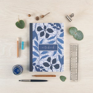 Botanical Notebook - A5 Notebook - Floral Notebook - Notebook - Birthday Gift - Gift for Her - New Job Gift - Christmas Gift