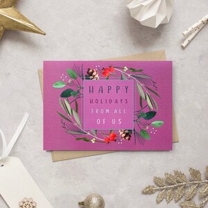 Biglietto di buone feste - Biglietto di Natale - Biglietto di auguri per le stagioni - Biglietto di Natale - Biglietto di Natale per la famiglia - Biglietto per le vacanze di Natale - GCX019