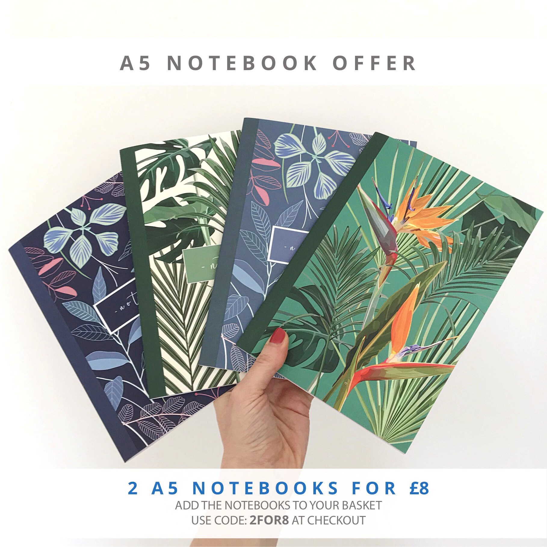 Plant Lovers Notebook A5 Notebook Floral Notebook Etsy
