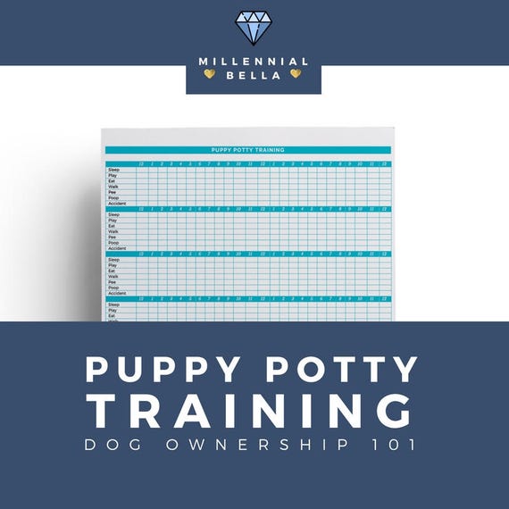 Puppy Potty Training Worksheet