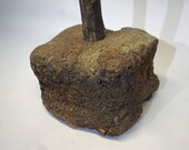 Large Primitive Burl Wood Mallet, Burl Hammer, Burlwood Design, Collectible, Unusual Grain, Antique Tool, Primitive Tool