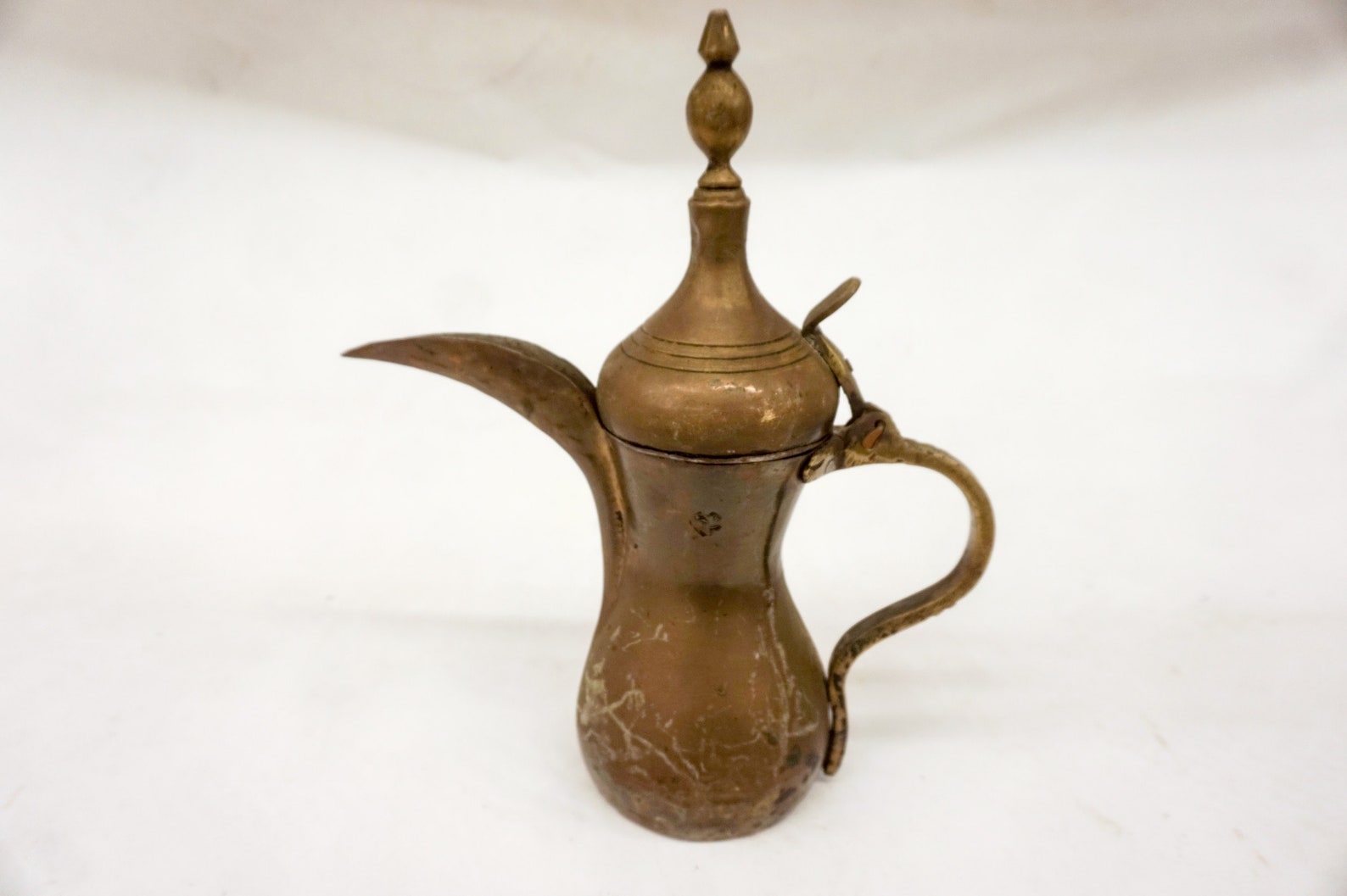 Middle Eastern Brass Teapot Arabian Turkish Style Dallah Tea Etsy