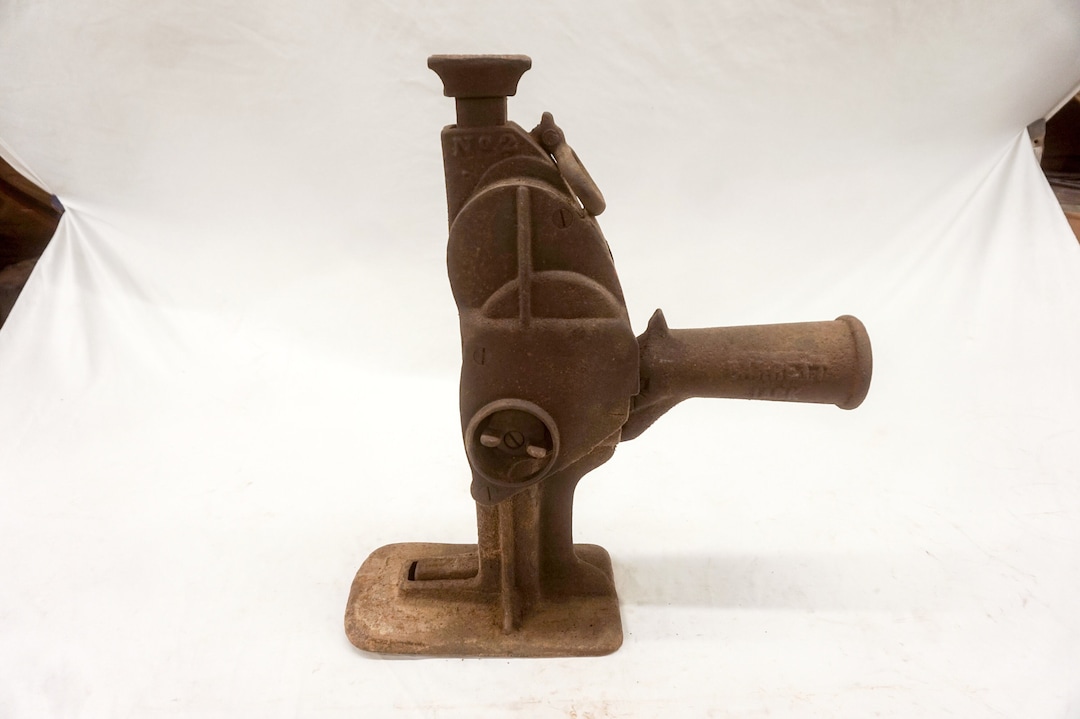 GIGANTIC Antique Duff Barrett No. 2 Railroad or House Industrial Jack