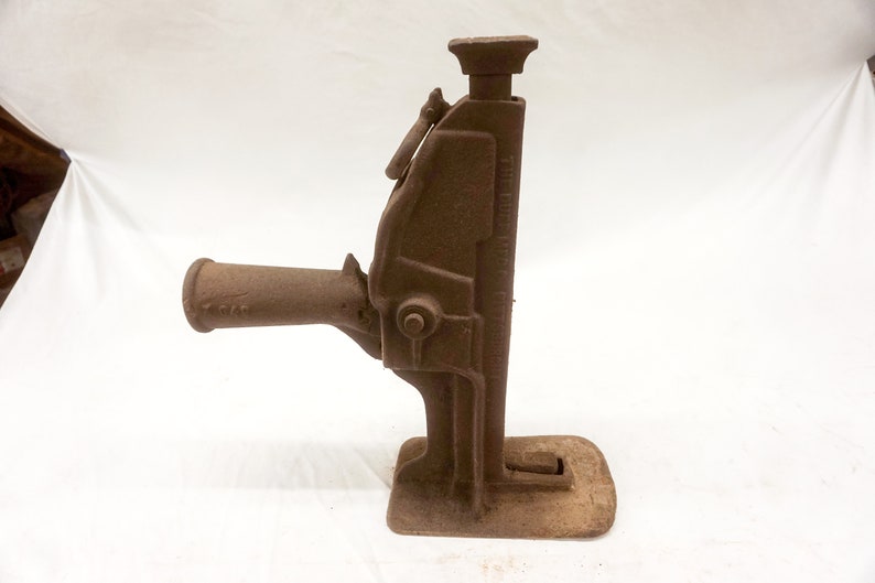 GIGANTIC Antique Duff Barrett No. 2 Railroad or House Industrial Jack