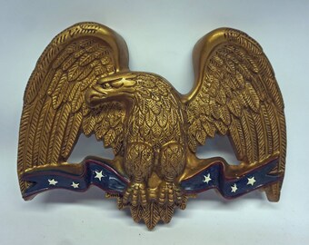 Golden American Eagle Decoration, Bald Eagle, Patriotic, Americana, USA, America, 'Merica