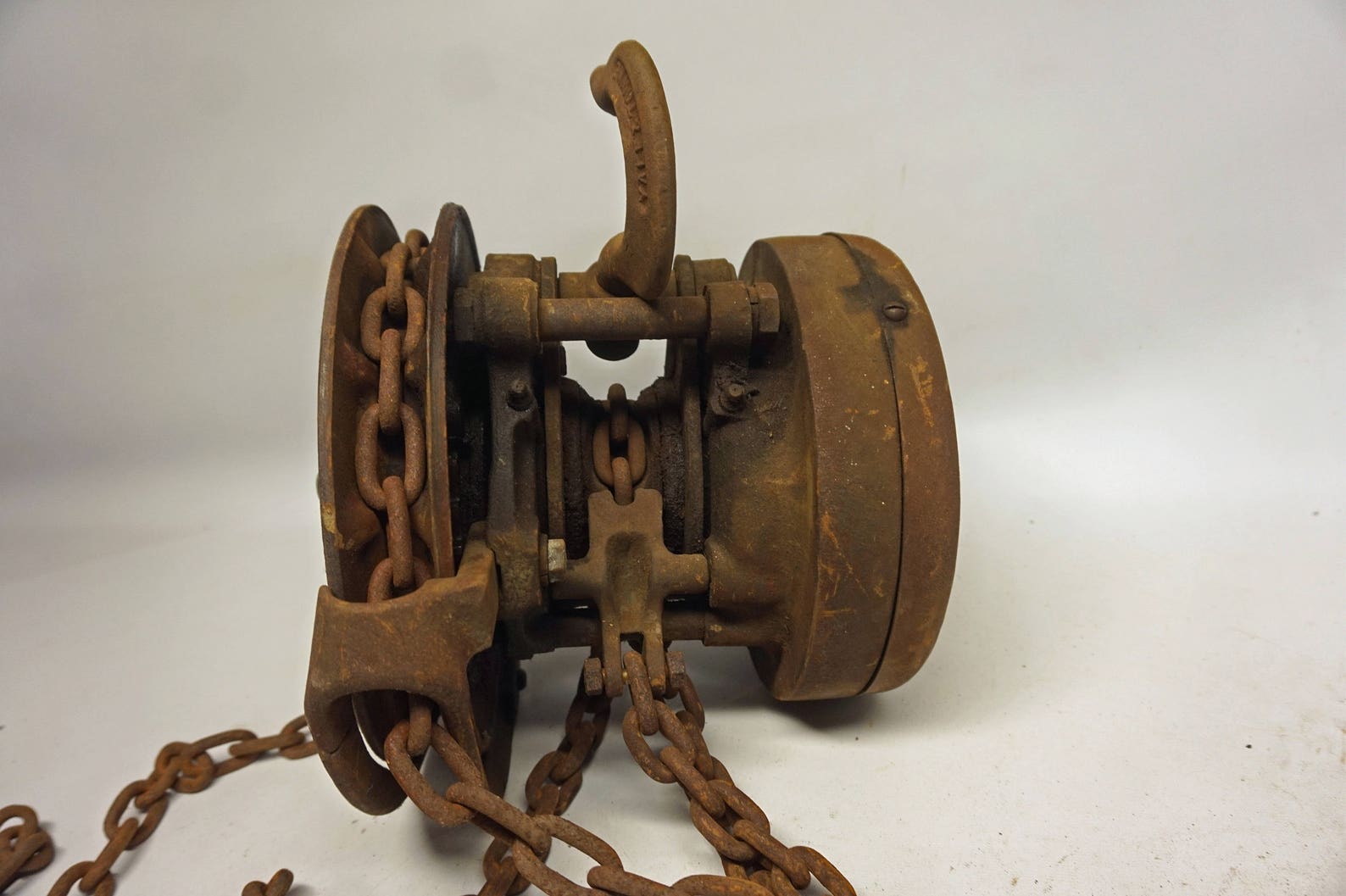 Huge Antique Yale 1/2 Ton Chain Hoist Industrial Spur Geared Etsy