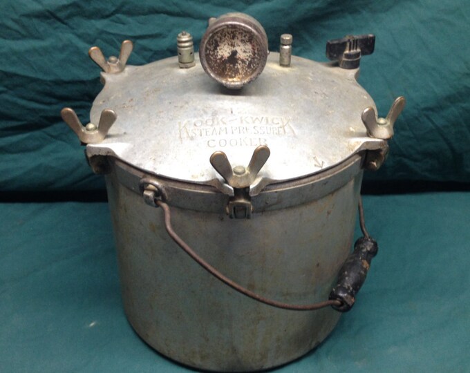 Vintage Kookkwick Steam Pressure Cooker 12 Industrial Kitchen Decor