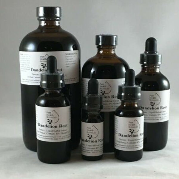 Dandelion Root Tincture, Extract, Cleanse/Detox, Multiple Sizes, Highest Quality