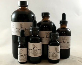 Chaste Tree Berry Tincture, Extract, Vitex Agnus Castus, Chastetree Berries