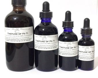 Fo Ti Tincture, Extract, Longevity, Anti Aging, Premature Graying, He Shou Wu