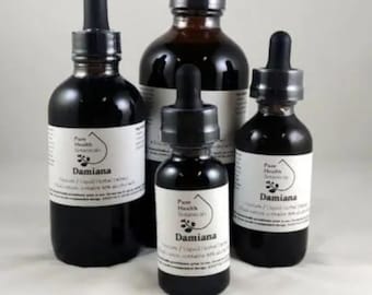 Damiana Tincture, Extract, Highest Quality, Multiple Sizes Turnera Diffusa