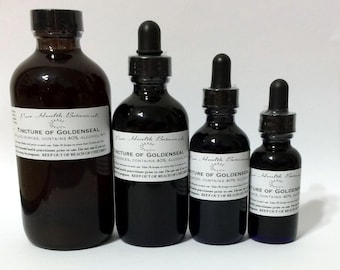 Goldenseal Tincture, Extract, Highest Quality, Mult Sizes, Liver, Immune System